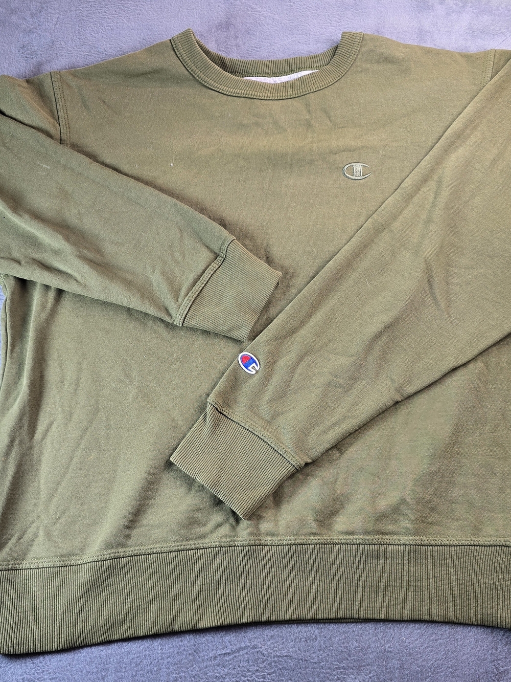 Champion Men's Authentic Athleticwear Eco Fleece Crewneck Sweatshirt Medium